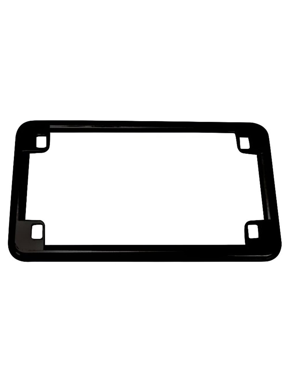 Texture Black License Plate Frame for Motorcycles US Size 4" x 7"